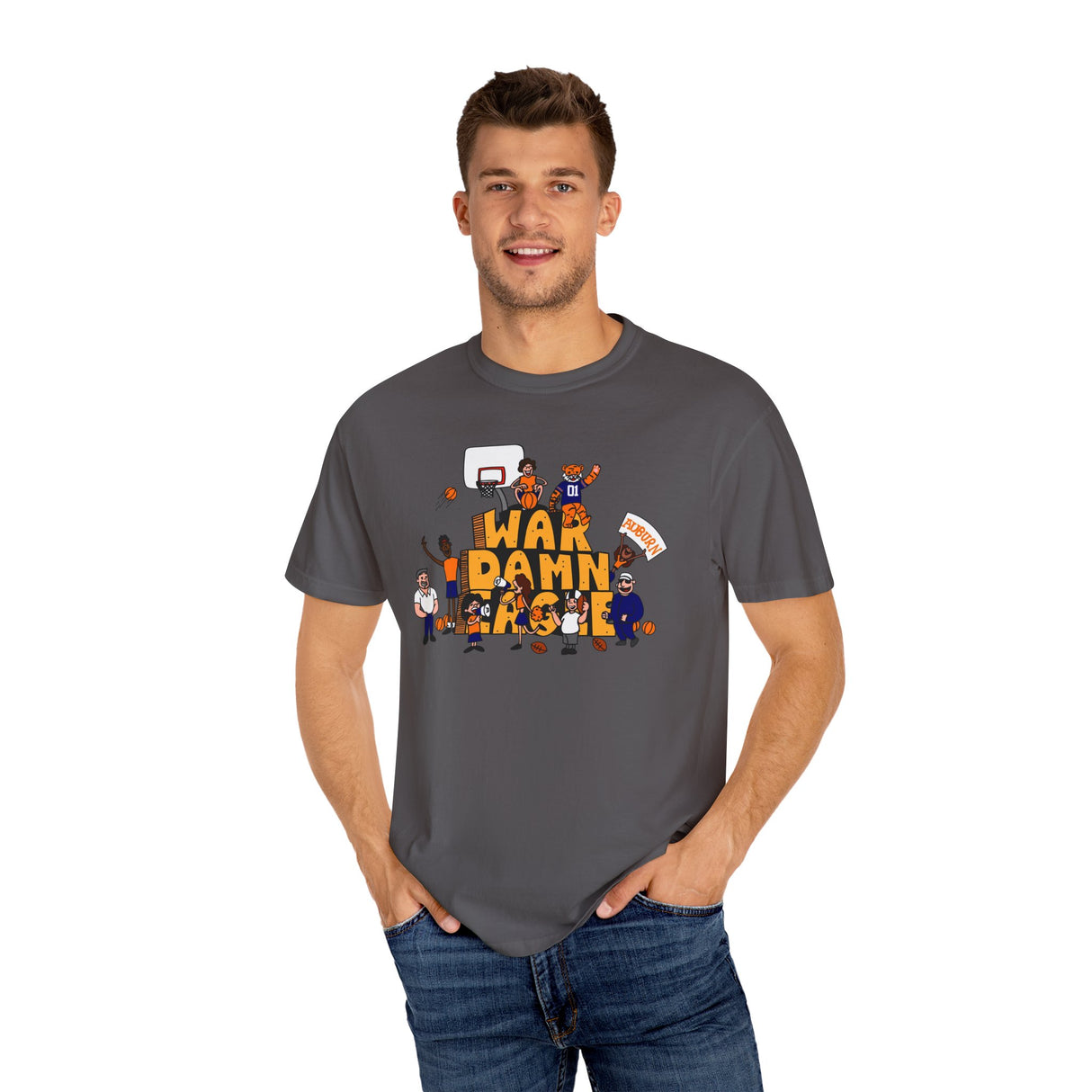 Auburn "SchoolHouse" Comfort Colors T-Shirt - Unisex