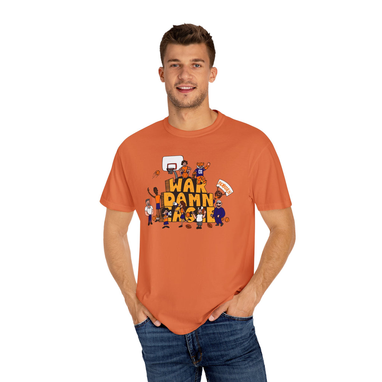 Auburn "SchoolHouse" Comfort Colors T-Shirt - Unisex
