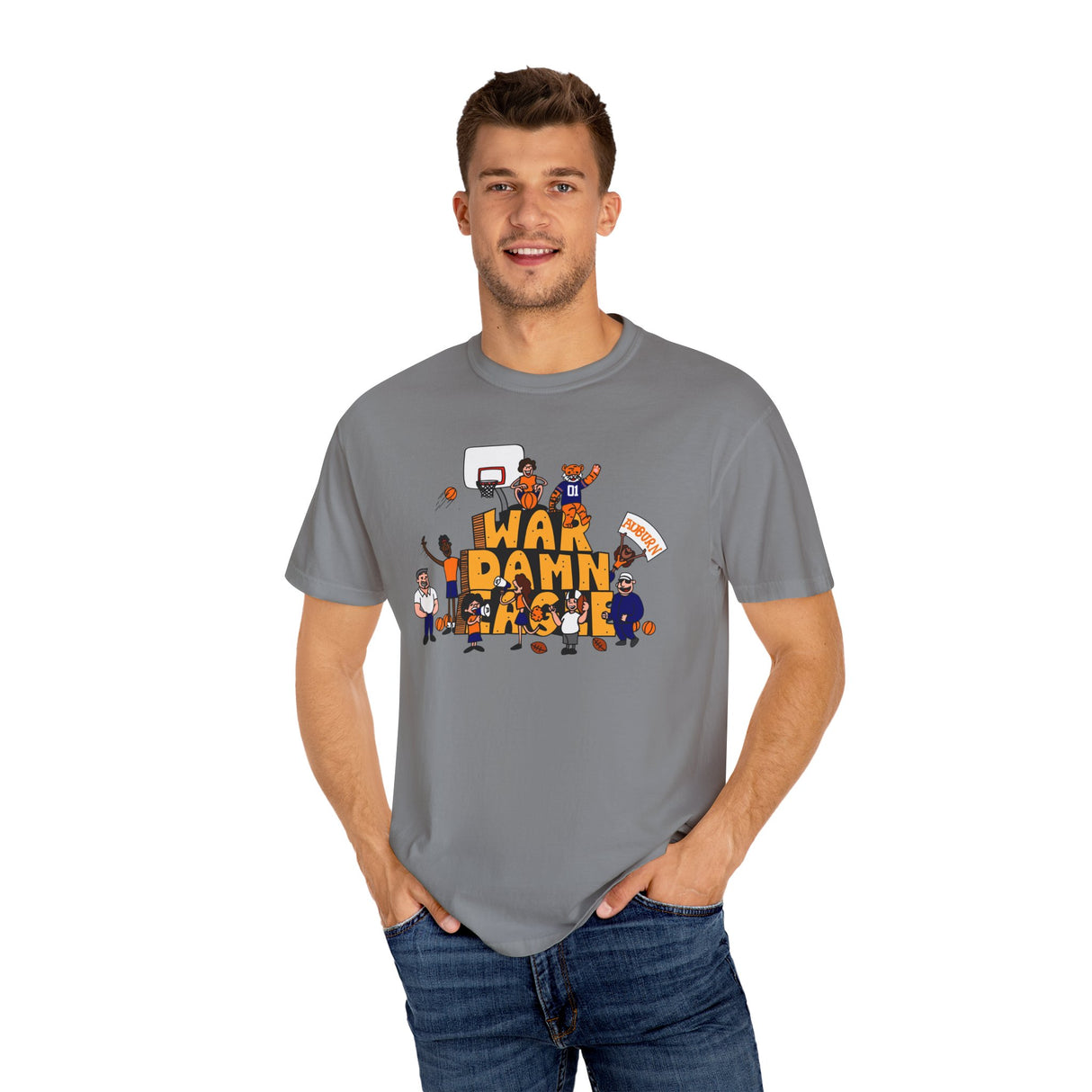 Auburn "SchoolHouse" Comfort Colors T-Shirt - Unisex