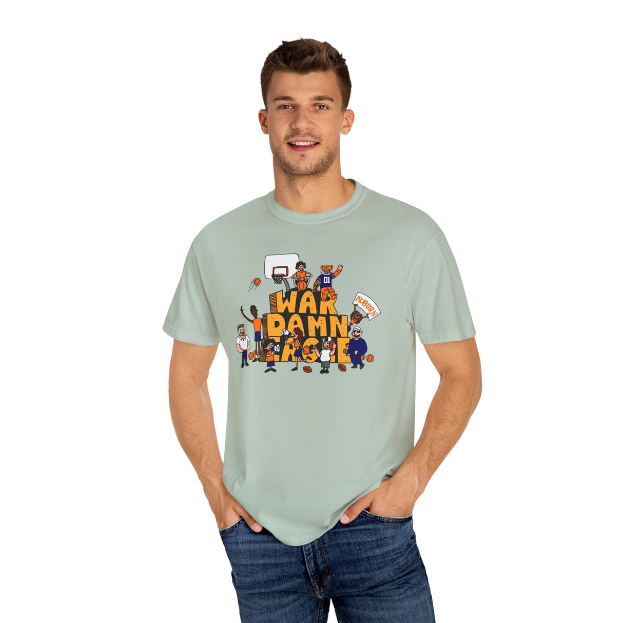 Auburn "SchoolHouse" Comfort Colors T-Shirt - Unisex