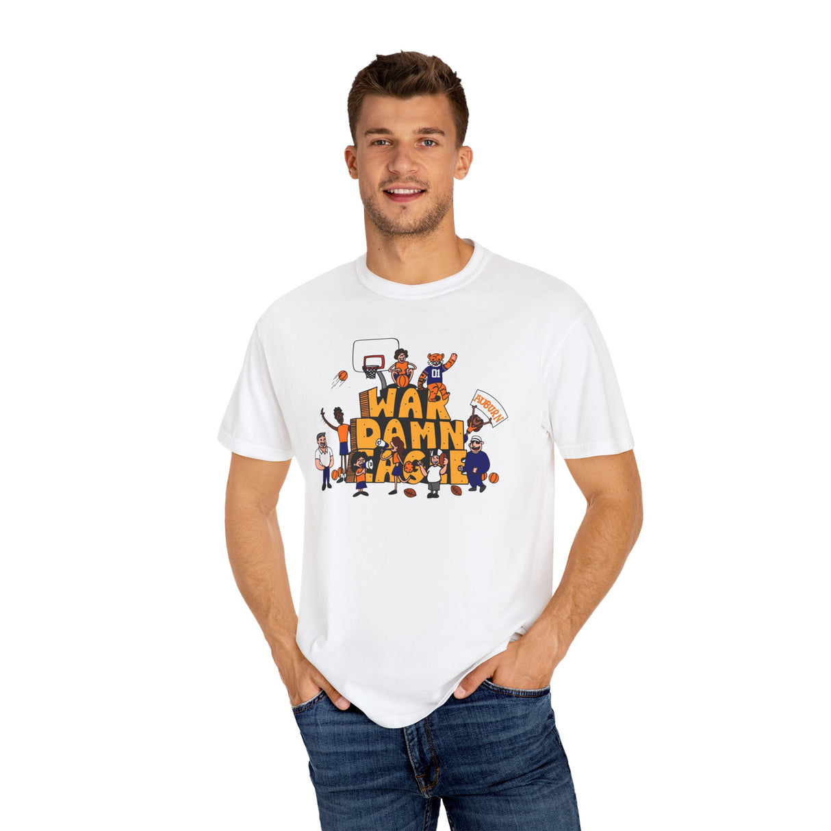 Auburn "SchoolHouse" Comfort Colors T-Shirt - Unisex