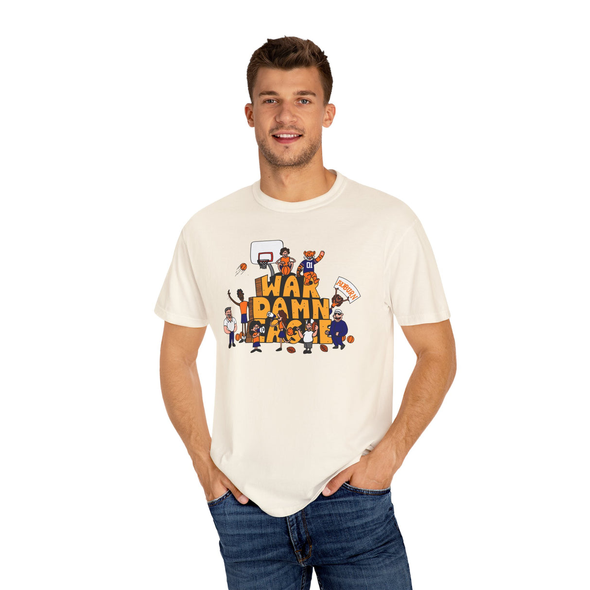 Auburn "SchoolHouse" Comfort Colors T-Shirt - Unisex